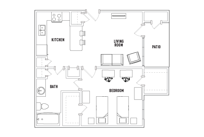 Miramar - 1 Bed - 1 Bath Shared Apartment